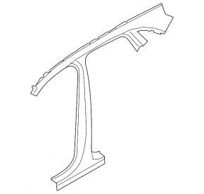 Right center pillar for Porsche Cayenne 19-26