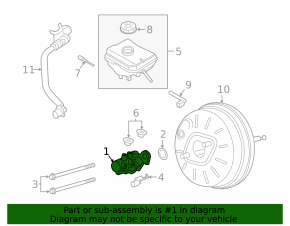 Porsche Cayenne 19-26 Brake Master Cylinder