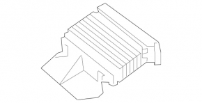 Air duct from the air intake right Mercedes CLS-class C218 15-17 3.0T