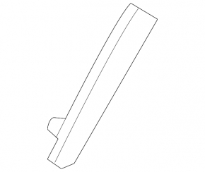 Front Bumper Reflector Left Lincoln MKX 16-18