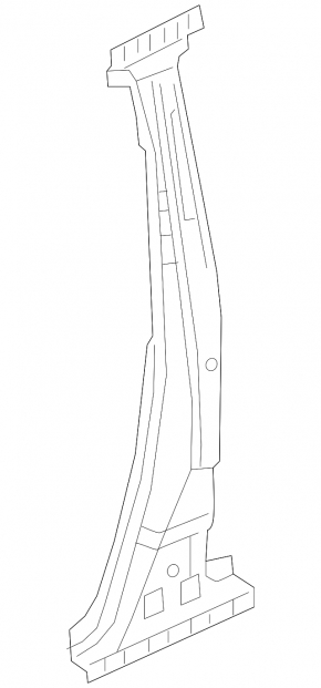 Central left body pillar Nissan Murano 25-26