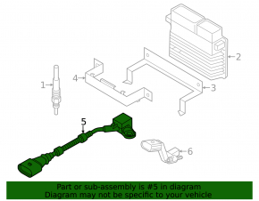 Camshaft Position Sensor VW Passat b7 12-15 USA 2.0 TDI