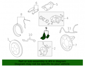 Parking Brake Actuator Chevrolet Impala 14-16