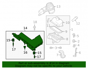 Air intake Nissan Maxima A36 16-23