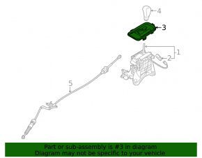 Mitsubishi Outlander 14-20 Gearbox Shifter Overlay