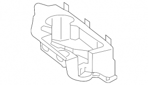 Tool tray Mercedes CLA 14-19