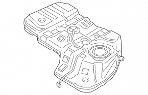 Fuel tank Hyundai Santa FE 19-20 2.0, 2.4