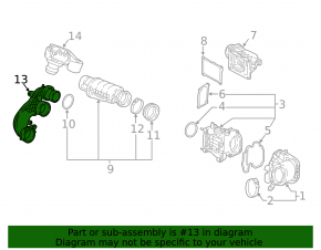 Air duct for intercooler Volvo XC60 18-21