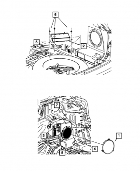 Jeep Compass 11-16 Audio Amplifier