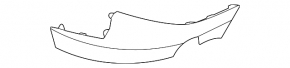 Lower right rear bumper trim for BMW 2 G42 22-26