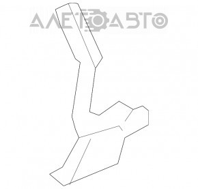 Left hood hinge for Toyota Highlander 2013