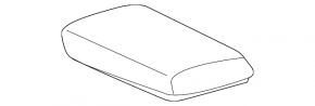 Lexus RX350 RX450h 10-13 leather armrest, beige, worn