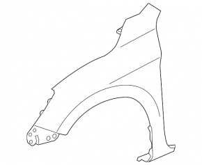 Front right wing Honda Accord 13-17