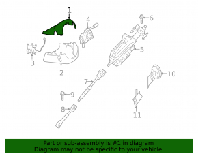 Upper steering column frame BMW X5 E70 07-13