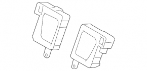 Subaru B9 Tribeca Airbag Indicator Monitor