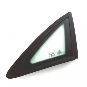 Rear right window with fixed glass for Audi A4 B8 08-16 sedan with black molding