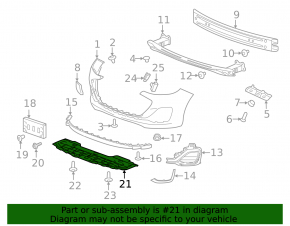 Chevrolet Spark 16-22 Front Bumper Guard