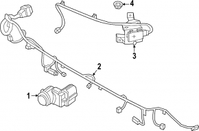 Rear Parking Sensor for Hyundai Palisade 23-25