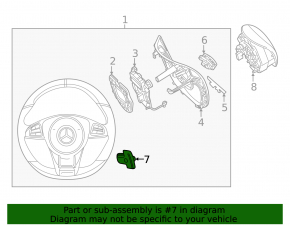 Mercedes A35 AMG V177 20-21 steering wheel paddle shifters for AMG steering wheel
