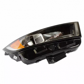 Headlight front right bare Ford Edge 15-18 dorest halogen, torn plug
