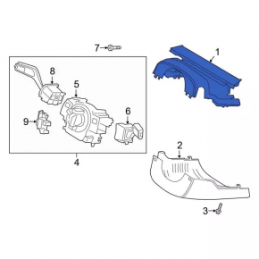 Ford Explorer 20- Steering Column Cover