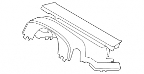Ford Explorer 20- Steering Column Cover