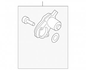 Rear left brake caliper motor for Porsche Macan 15-26