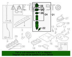 Oil filter housing Audi A6 C7 12-15 3.0T