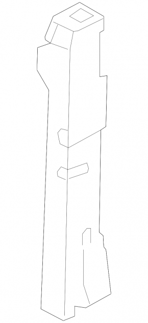 Radiator bracket left BMW X3 F25 11-17 OEM