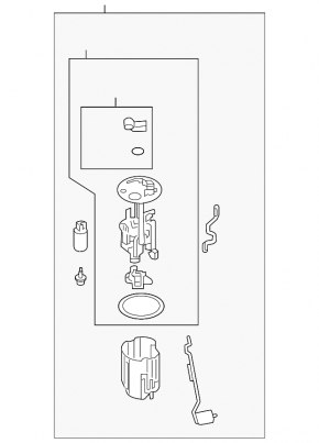 Fuel pump for Mitsubishi Outlander 18-22 PHEV