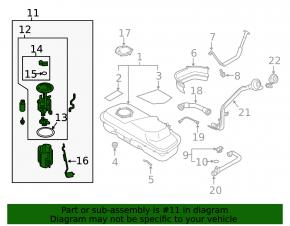 Fuel pump for Mitsubishi Outlander 18-22 PHEV