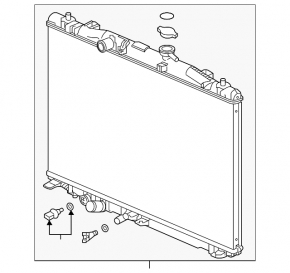 Acura RDX 19-25 Water Cooling Radiator