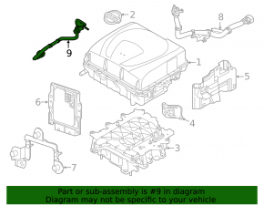 Power Inverter-Compressor Cable Nissan Leaf 13-17