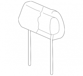 Front left headrest VW Taos 22-25 black