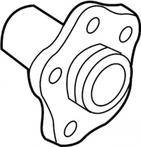 Rear left hub Infiniti FX35 FX45 03-08
