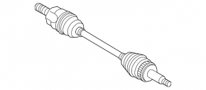Drive axle rear right Kia Sorento 10-15 2.4, 3.3