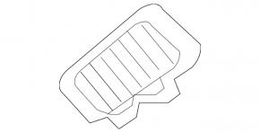 Left air duct BMW 335i e92 07-13