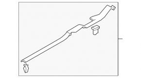 Door sill trim left VW Golf 15-21 5d black