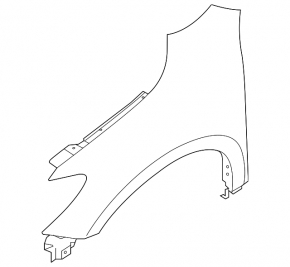 Front left wing Nissan Pathfinder 13-20