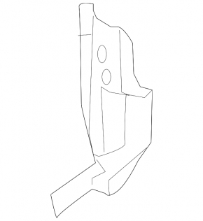Lexus RX450h 10-15 front underhood fuse box housing