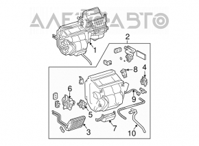 Heater assembly for Toyota Sienna 04-09