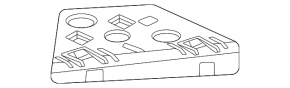 Fastening of the outer wing light of the right Chevrolet Equinox EV 24-26