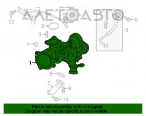 Turbo Ford Escape mk3 13-19 1.6T 86k