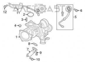Turbo Ford Escape mk3 13-19 1.6T 86k