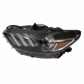 Left front headlight assembly for Ford Mustang mk6 15-17 xenon