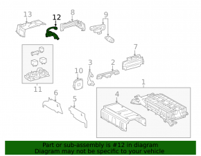 Toyota Prius 30 10-15 Junction Block Wiring