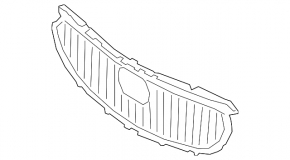 Radiator grill grill Mazda 6 18-21 bare gray