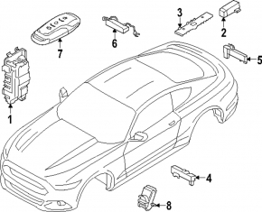 Smart Link Data Communication Module Ford Mustang mk6 15-23