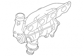 Turbine assembly with manifold Audi Q5 8R 11-12 2.0T