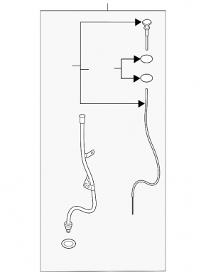 Oil Dipstick Tube BMW 5 G30 18-23 4.4T AWD